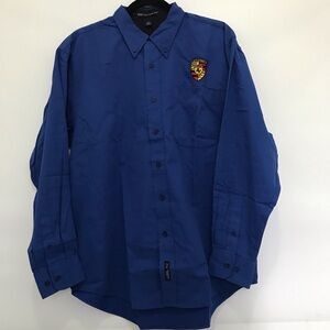 Port Authority Porsche Blue Men's Shirt Size M